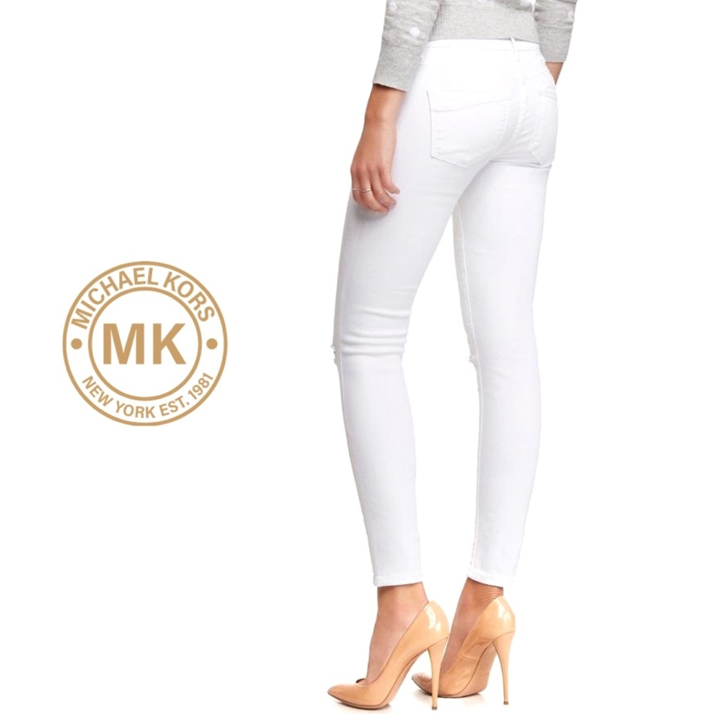 Michael Kors White Skinny Jeans